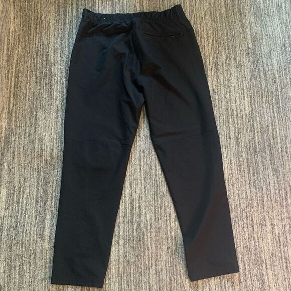 StretchTech Men’s‎ Size Medium Athleisure Pants Black Zip Pocket Tapered Slacks - Picture 7 of 7
